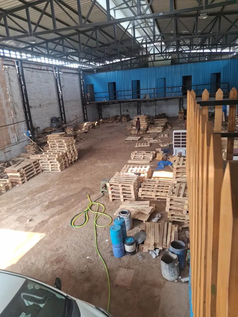 Inside the new Ambica shed